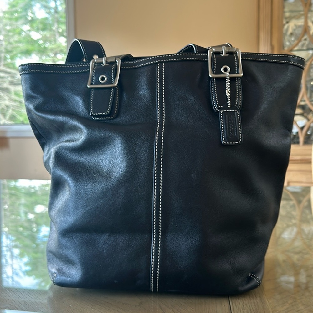 Coach leather bag as new